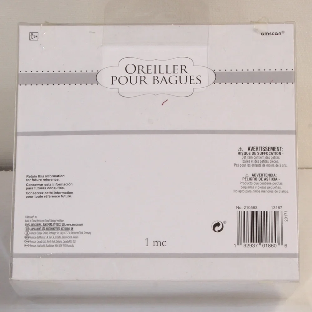 Wedding Ring Bearer Pillow NWT